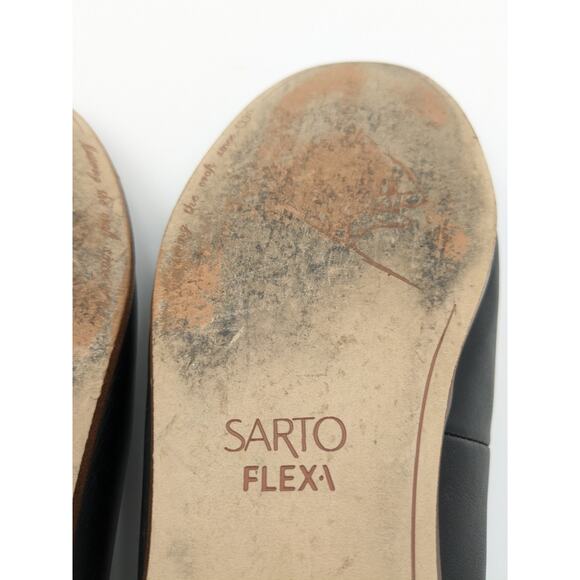 Franco Sarto Flexa Gala Women's Black leather Loafers size US7.5M EU38 - Picture 12 of 12